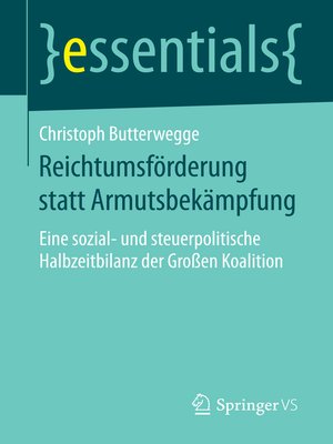 cover image of Reichtumsförderung statt Armutsbekämpfung